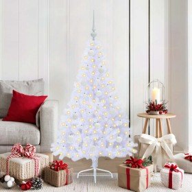 Árbol de Navidad artificial con 150 LED 150 cm PVC y Acero en Arboles de navidad | Comprar online en Foro24