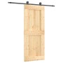 Puerta corredera con herrajes madera maciza de pino 85x210 cm von vidaXL, Türen - Ref: Foro24-3203072, Preis: 192,17 €, Rabat...