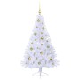 Árbol de Navidad artificial con 150 LED 150 cm PVC y Acero