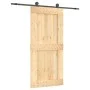 Sliding door with solid pine wood fittings 95x210 cm by vidaXL, Doors - Ref: Foro24-3203074, Price: 194,77 €, Discount: %