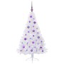 Árbol de Navidad artificial con 150 LED 150 cm PVC y Acero
