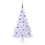 Árbol de Navidad artificial con 150 LED 150 cm PVC y Acero