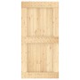 Schiebetür mit Beschlägen aus massivem Kiefernholz 100x210 cm von vidaXL, Türen - Ref: Foro24-3203075, Preis: 218,57 €, Rabat...