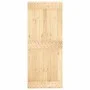 Schiebetür mit Beschlägen aus massivem Kiefernholz, 85 x 210 cm von vidaXL, Türen - Ref: Foro24-3203181, Preis: 177,37 €, Rab...