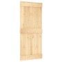 Puerta corredera con herrajes madera maciza de pino 90x210 cm von vidaXL, Türen - Ref: Foro24-3203182, Preis: 200,03 €, Rabat...