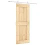 Sliding door with solid pine wood fittings 80x210 cm by vidaXL, Doors - Ref: Foro24-3203186, Price: 204,04 €, Discount: %