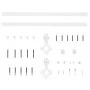 Sliding door with solid pine wood hardware 85x210 cm by vidaXL, Doors - Ref: Foro24-3203187, Price: 203,40 €, Discount: %
