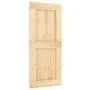 Schiebetür mit Beschlägen aus massivem Kiefernholz, 90 x 210 cm von vidaXL, Türen - Ref: Foro24-3203188, Preis: 211,83 €, Rab...