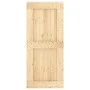 Schiebetür mit Beschlägen aus massivem Kiefernholz, 90 x 210 cm von vidaXL, Türen - Ref: Foro24-3203188, Preis: 211,83 €, Rab...