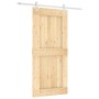 Puerta corredera con herrajes madera maciza de pino 95x210 cm von vidaXL, Türen - Ref: Foro24-3203189, Preis: 208,57 €, Rabat...