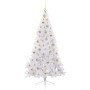 Árbol de Navidad artificial con 300 LED 180 cm PVC y Acero