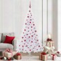 Árbol de Navidad artificial con 300 LED 210 cm PVC y Acero