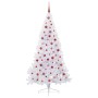 Árbol de Navidad artificial con 300 LED 210 cm PVC y Acero