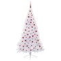 Árbol de Navidad artificial con 300 LED 210 cm PVC y Acero