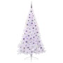 Árbol de Navidad artificial con 300 LED 210 cm PVC y Acero