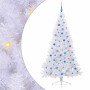 Árbol de Navidad artificial con 300 LED 210 cm PVC y Acero