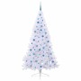 Árbol de Navidad artificial con 300 LED 210 cm PVC y Acero