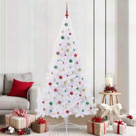 Árbol de Navidad artificial con 300 LED 210 cm PVC y Acero