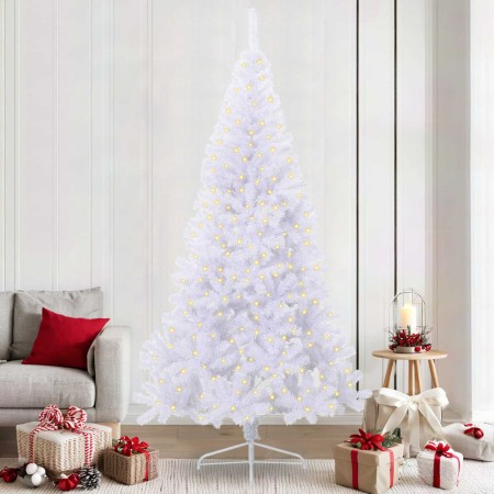 Árbol de Navidad artificial con 300 LED 240 cm PVC y Acero