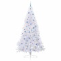 Árbol de Navidad artificial con 300 LED 240 cm PVC y Acero