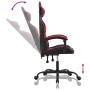Silla gaming giratoria cuero sintético negro y rojo en Sillones para videojuegos | Comprar online en Foro24
