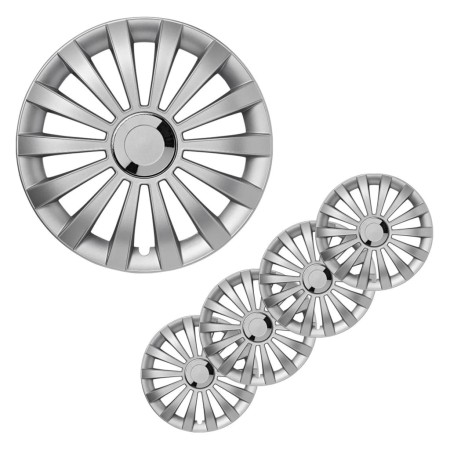 ProPlus Hubcap set 4 units Meridian silver 16" by ProPlus, Automotive tires and wheels - Ref: Foro24-443202, Price: 35,89 €, ...