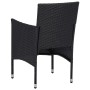 Juego de comedor para jardín 3 piezas negro de vidaXL, Conjuntos de jardín - Ref: Foro24-3072433, Precio: 190,61 €, Descuento: %