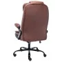 Bürostuhl mit Massagefunktion aus hellbraunem Kunstwildleder von vidaXL, Bürostühle - Ref: Foro24-20579, Preis: 235,71 €, Rab...