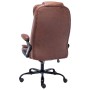 Bürostuhl mit Massagefunktion aus hellbraunem Kunstwildleder von vidaXL, Bürostühle - Ref: Foro24-20579, Preis: 240,52 €, Rab...