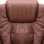 Bürostuhl mit Massagefunktion aus hellbraunem Kunstwildleder von vidaXL, Bürostühle - Ref: Foro24-20579, Preis: 235,71 €, Rab...