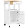 Carrito de cocina MONZA madera maciza de pino 48x40x88,5 cm