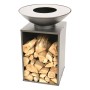 RedFire Garden fireplace with barbecue and cover ONYX Classic 60 cm by RedFire, Chimneys - Ref: Foro24-446955, Price: 312,81 ...