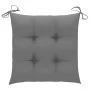 Garden chairs 8 pcs solid teak wood with gray cushions by vidaXL, Garden chairs - Ref: Foro24-3072905, Price: 639,46 €, Disco...