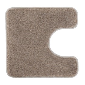 Kleine Wolke Alfombra de baño con pedestal Relax gris taupe