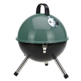 ProGarden Parrilla de barbacoa forma de bola verde 31 cm