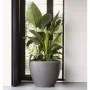 Capi Conical-shaped Arc Granite Planter in anthracite gray 60x48cm by Capi, Pots and planters - Ref: Foro24-442112, Price: 13...