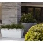 Capi Conical-shaped Arc Granite Planter in anthracite gray 60x48cm by Capi, Pots and planters - Ref: Foro24-442112, Price: 13...