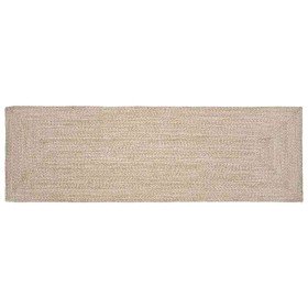 Alfombra Natural y blanco 60 x 200 cm yute en Alfombras | Comprar online en Foro24