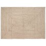 Alfombra Natural y blanco 200 x 290 cm yute