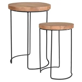 H&S Collection 2-teiliges Beistelltisch-Set Teak von H&S Collection, Seitentische - Ref: Foro24-442178, Preis: 71,22 €, Rabat...