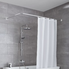 Kleine Wolke Universal-Duschvorhangstange, 3 Größen, Chrom von Kleine Wolke, Duschstangen - Ref: Foro24-442336, Preis: 42,30 ...