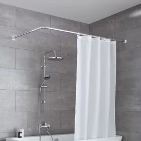Kleine Wolke Universal Shower Curtain Rod 3 Sizes Chrome by Kleine Wolke, shower bars - Ref: Foro24-442336, Price: 42,36 €, D...