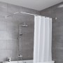 Kleine Wolke Universal Shower Curtain Rod 3 Sizes Chrome by Kleine Wolke, shower bars - Ref: Foro24-442336, Price: 42,30 €, D...
