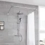 Kleine Wolke Universal Shower Curtain Rod 3 Sizes Chrome by Kleine Wolke, shower bars - Ref: Foro24-442336, Price: 42,36 €, D...
