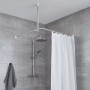 Kleine Wolke Universal-Duschvorhangstange, 3 Größen, Chrom von Kleine Wolke, Duschstangen - Ref: Foro24-442336, Preis: 42,30 ...