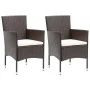 3-piece brown garden dining set by vidaXL, Garden sets - Ref: Foro24-3072448, Price: 193,77 €, Discount: %