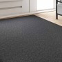 Runner de Alfombra Gris oscuro 100 x 250 cm 100% Polipropileno