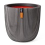 Capi Groove Pflanzgefäß anthrazitgrau 35x34 cm von Capi, Töpfe und Pflanzgefäße - Ref: Foro24-445492, Preis: 62,02 €, Rabatt: %