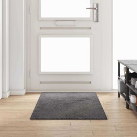 Runner de Alfombra Gris 80 x 200 cm