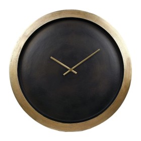 Gifts Amsterdam Reloj de pared Avigon aluminio dorado y negro